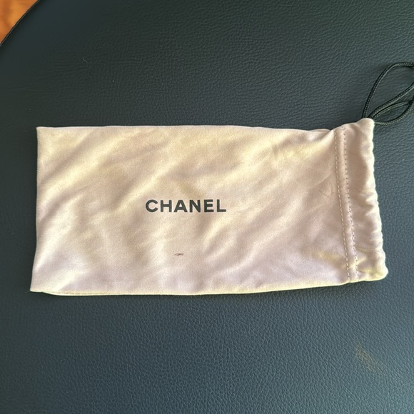 White Vintage Chanel Sunglasses - Picture 10 of 11